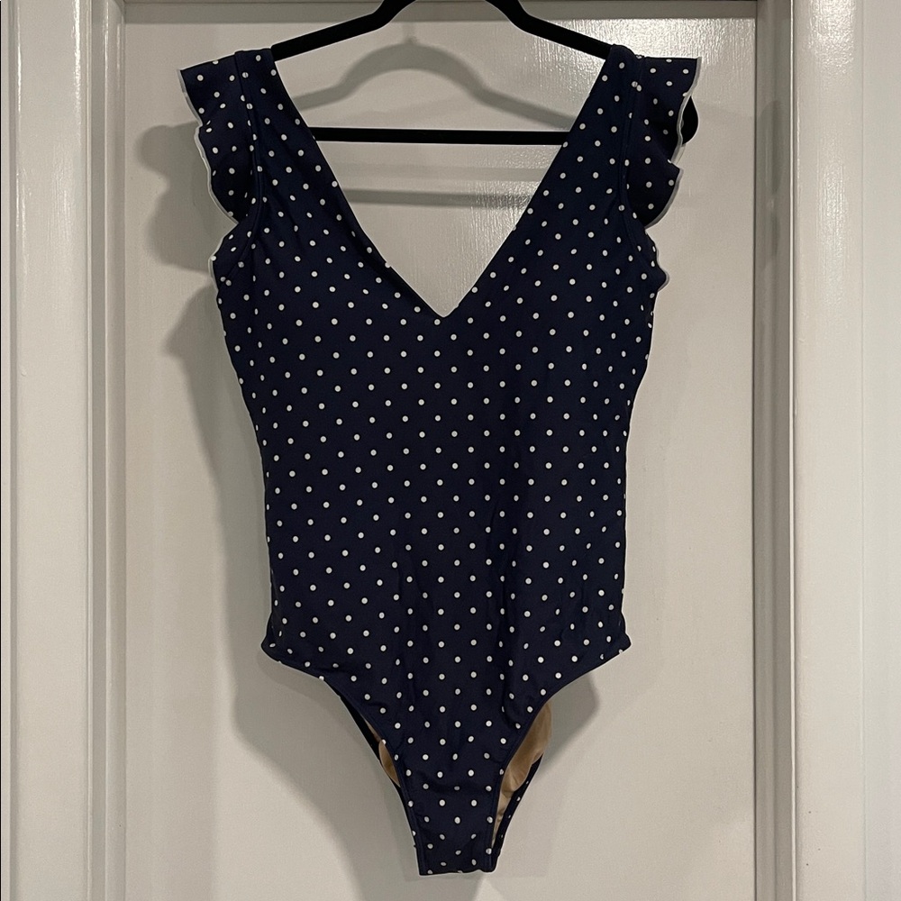 Summersalt Navy Polka Dot Swimsuit